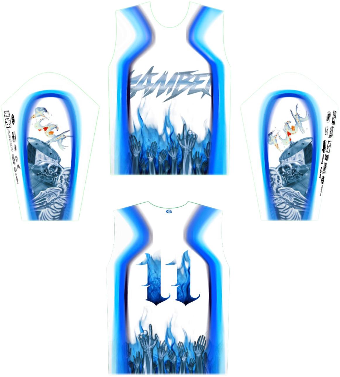 SKELETON BLUE